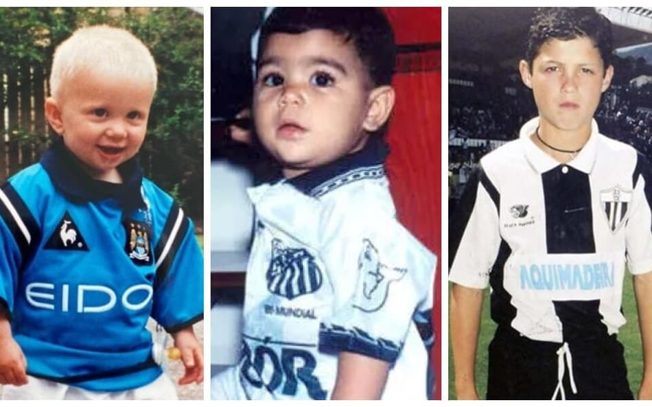 Haaland, Gabigol, CR7… Veja fotos de jogadores quando eram crianças
