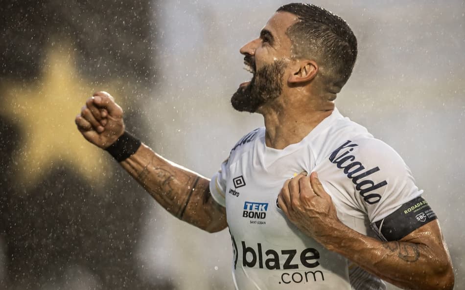 Rincón cai nas graças da torcida do Santos com apenas dois meses no clube