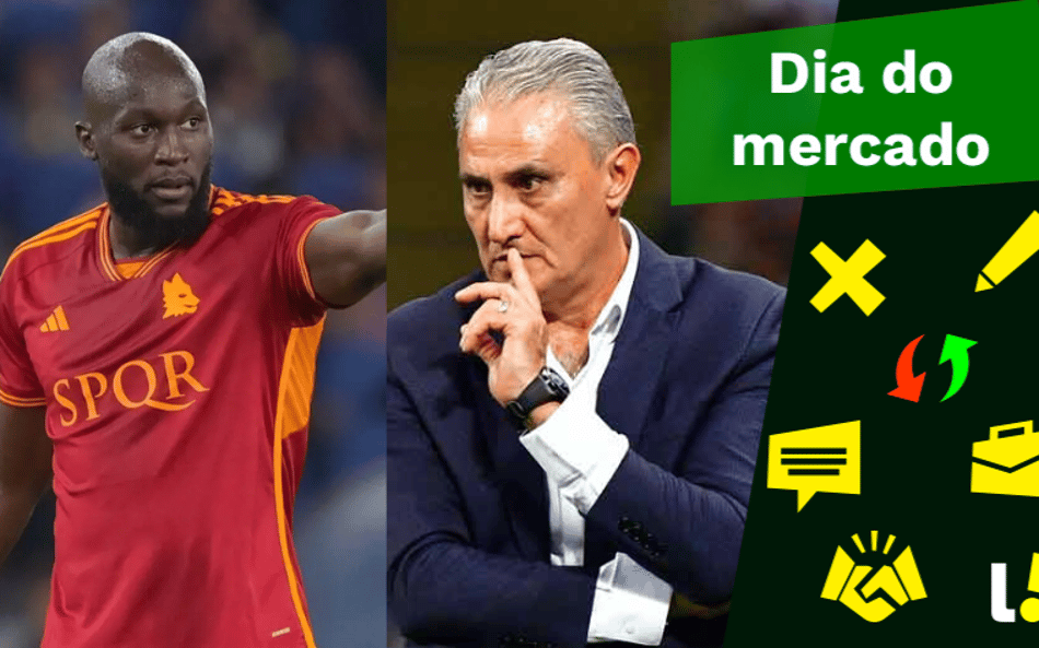 Roma cogita manter Lukaku, zagueiro do Santos na mira da Europa, Tite acertado com time brasileiro… O Dia do Mercado!