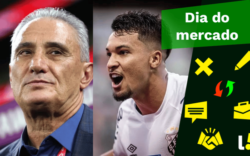Santos prepara saída de Marcos Leonardo, Tite se apresenta no Flamengo… o Dia do Mercado!