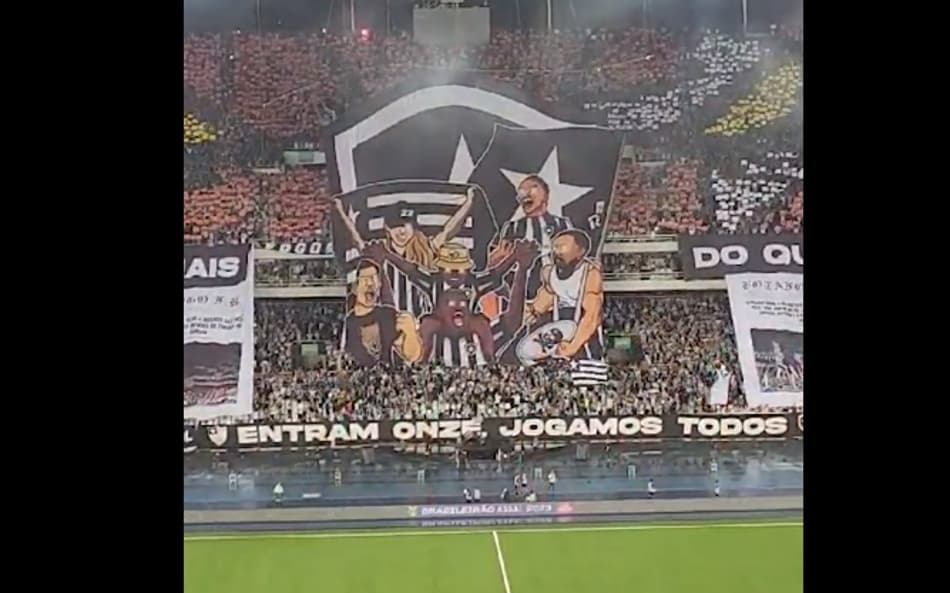 Virou rotina! Festa da torcida do Botafogo ganha destaque na web