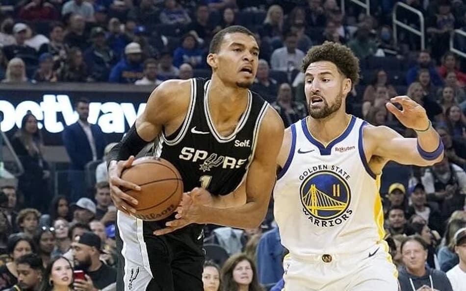 Victor Wembanyama comanda e Spurs bate Warriors