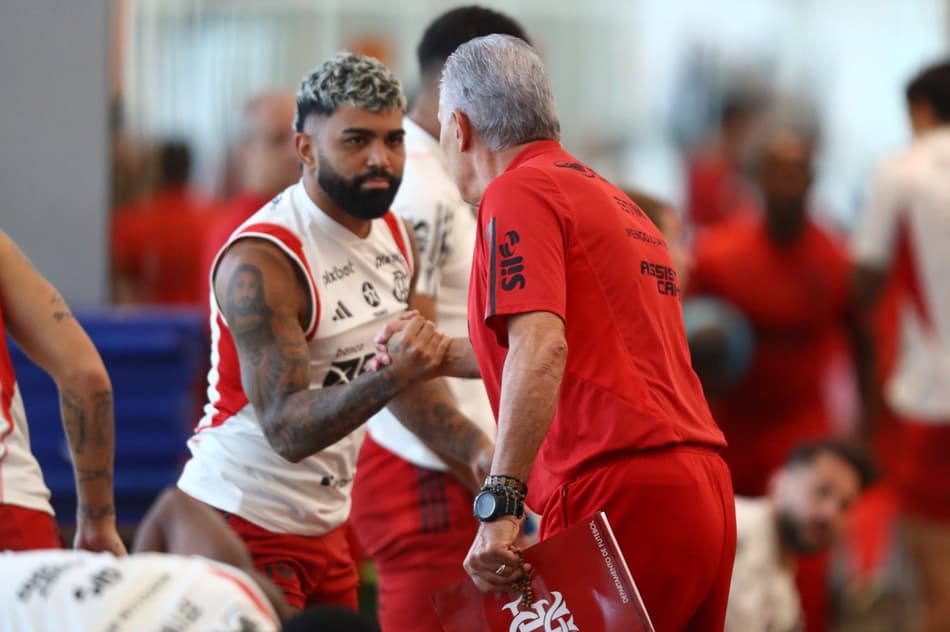 Gabigol Tite Flamengo escalação Amazonas jogo