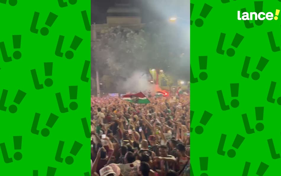 Maraca, Laranjeiras, Cinelândia… Confira a festa dos torcedores do Fluminense pelo Rio