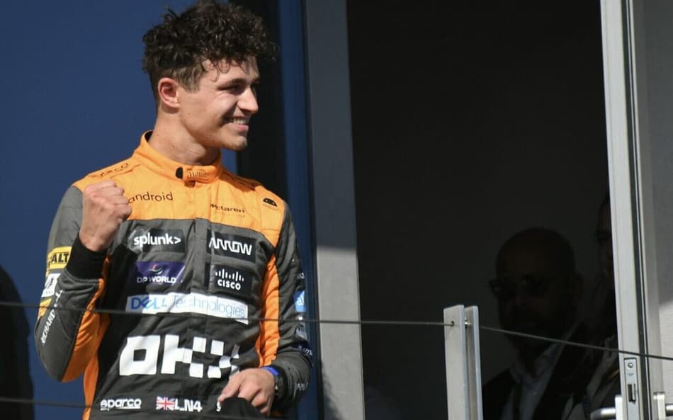 Lando Norris supera Verstappen e larga em primeiro na corrida sprint em Interlagos