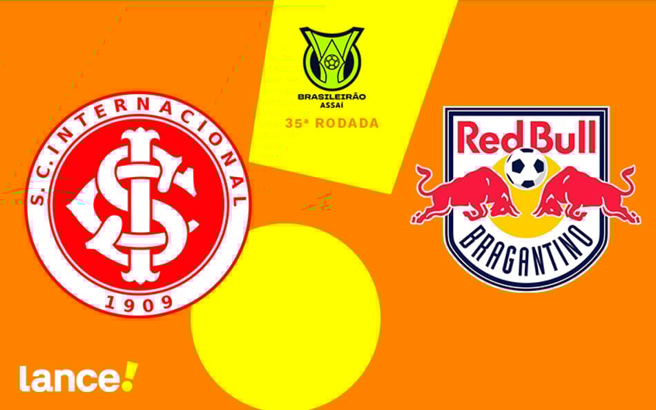 Internacional x Bragantino: onde assistir ao vivo, horário e prováveis escalações do jogo pelo Brasileirão