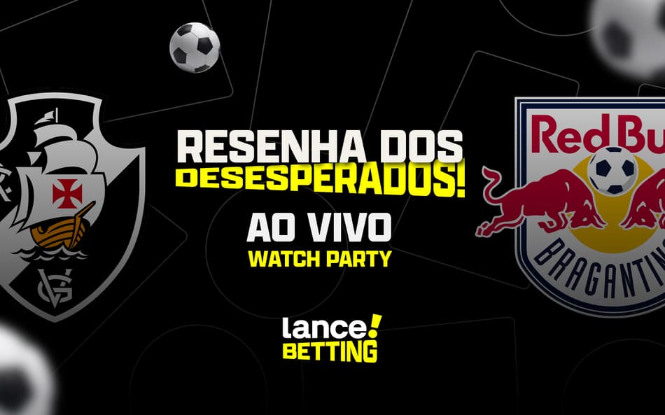 Vasco x Red Bull Bragantino: live com vascaínos, secadores, resenha de apostas e muito humor!