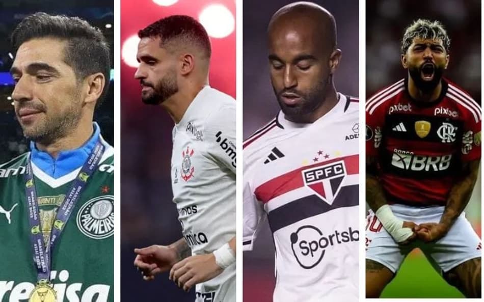 VALE A PENA VER DE NOVO? Palmeiras, Corinthians, São Paulo e Flamengo iniciam mercado da bola com novelas