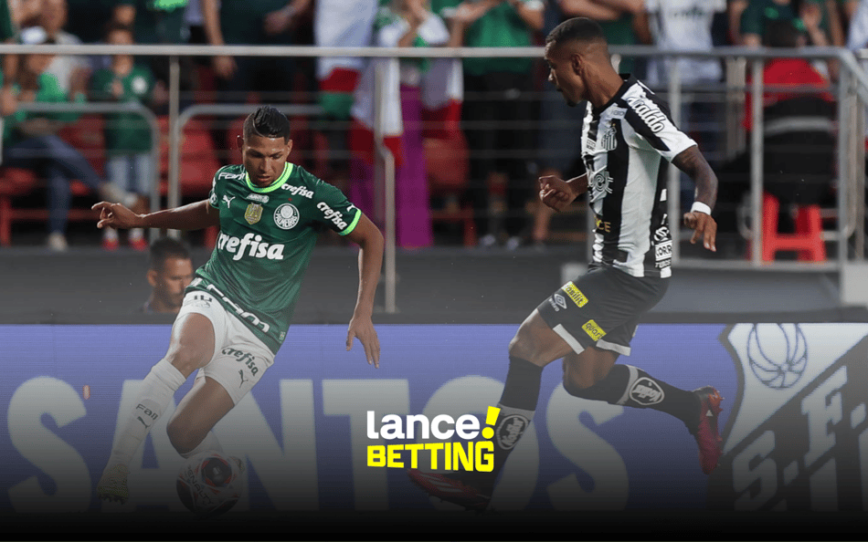 Palmeiras x Santos: estatísticas e informações para apostar no jogo da 3ª rodada do Paulista