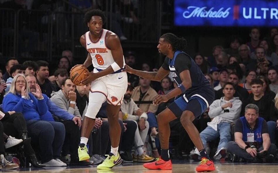 Knicks bate Timberwolves em estreia de OG Anunoby
