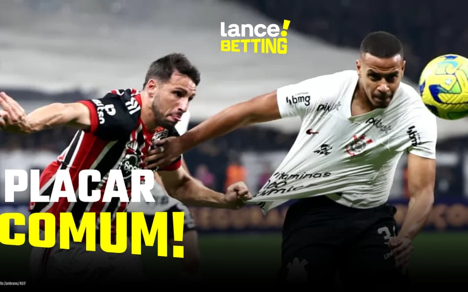 Qual o placar mais comum entre Corinthians x São Paulo?