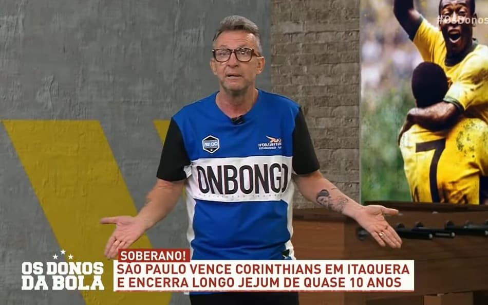 Neto se revolta com lance de Yuri Alberto no clássico: ‘Como faz uma p**** dessa?’
