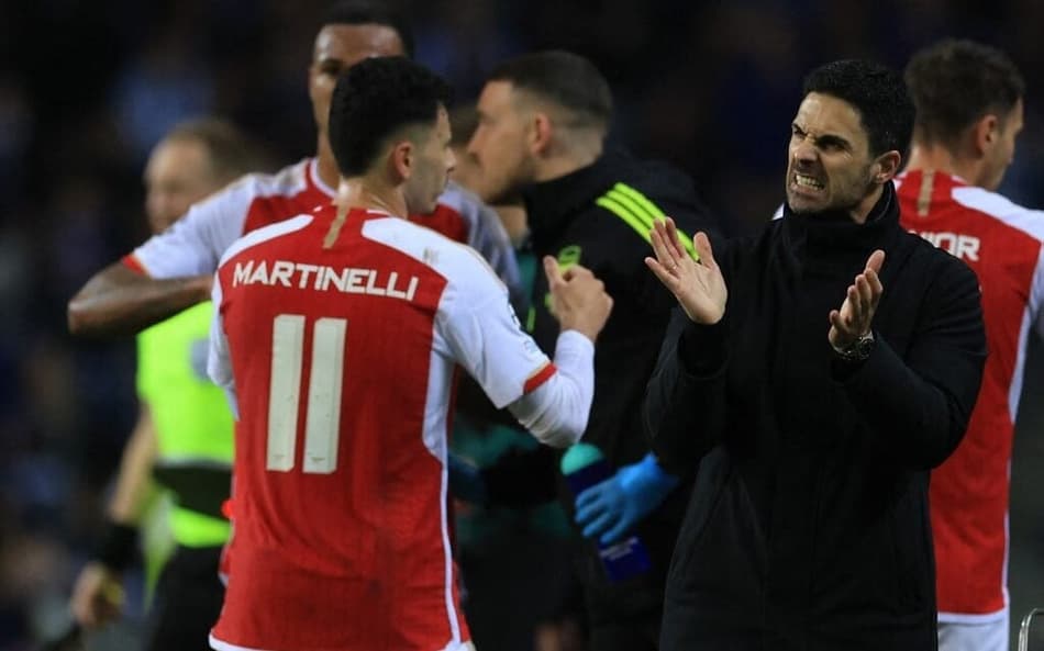 Técnico do Arsenal, Arteta lamenta derrota na Champions League e elogia Porto