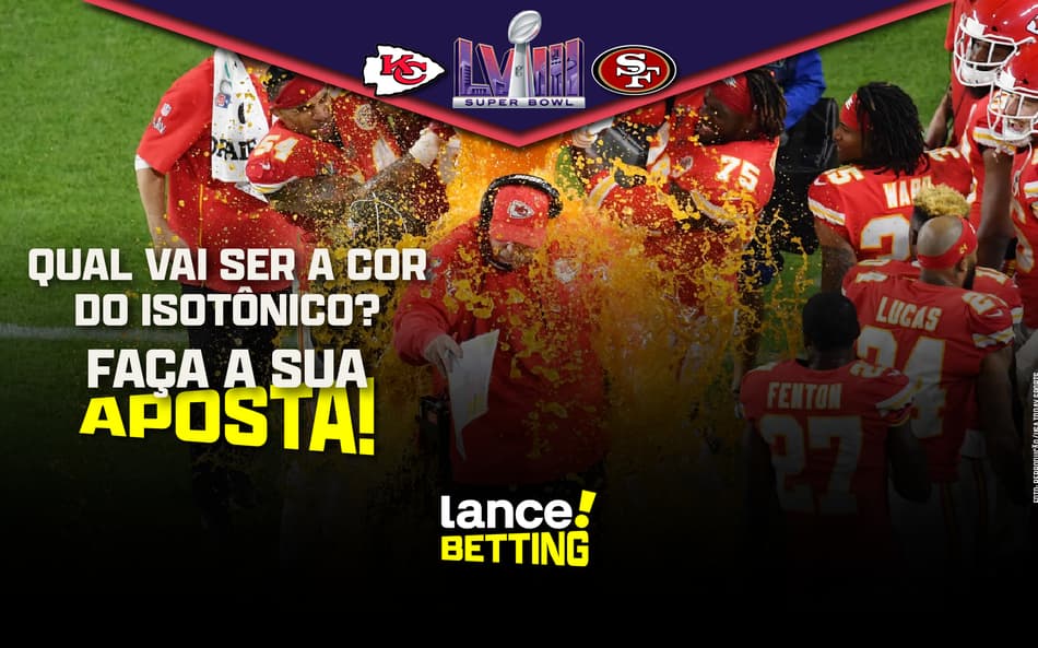 Qual vai ser a cor do Gatorade jogado no técnico campeão do Super Bowl 2024?