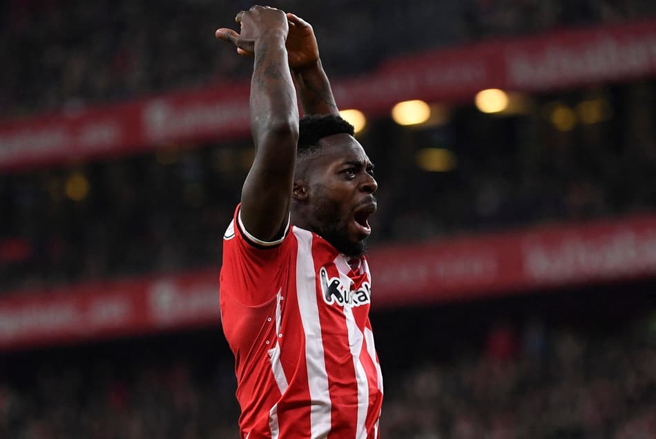 Inaki Williams em ação pelo Athletic Bilbao (Foto: ANDER GILLENEA / AFP)