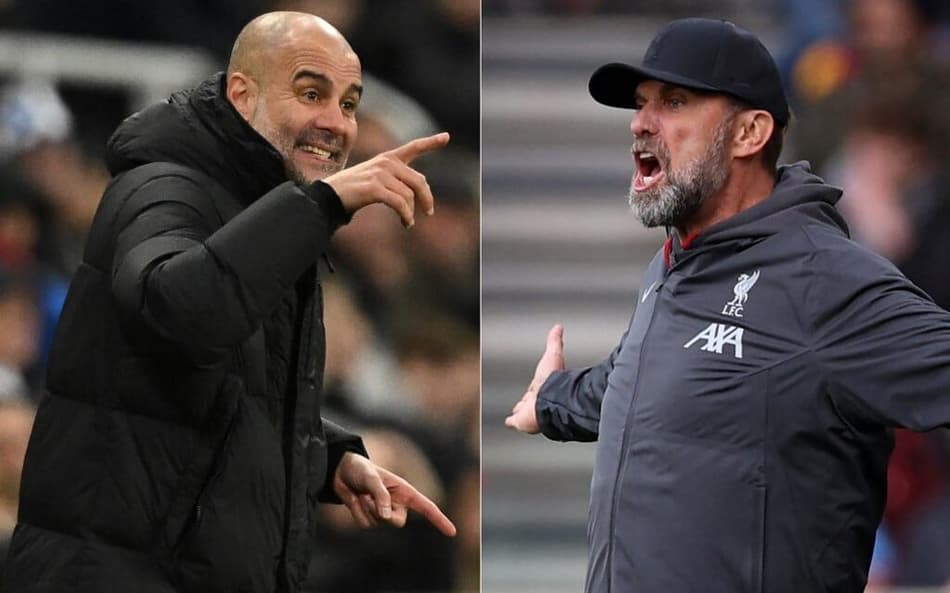 Jürgen Klopp rasga elogios a Guardiola antes do duelo entre Liverpool e Manchester City: ‘Ele é o melhor’
