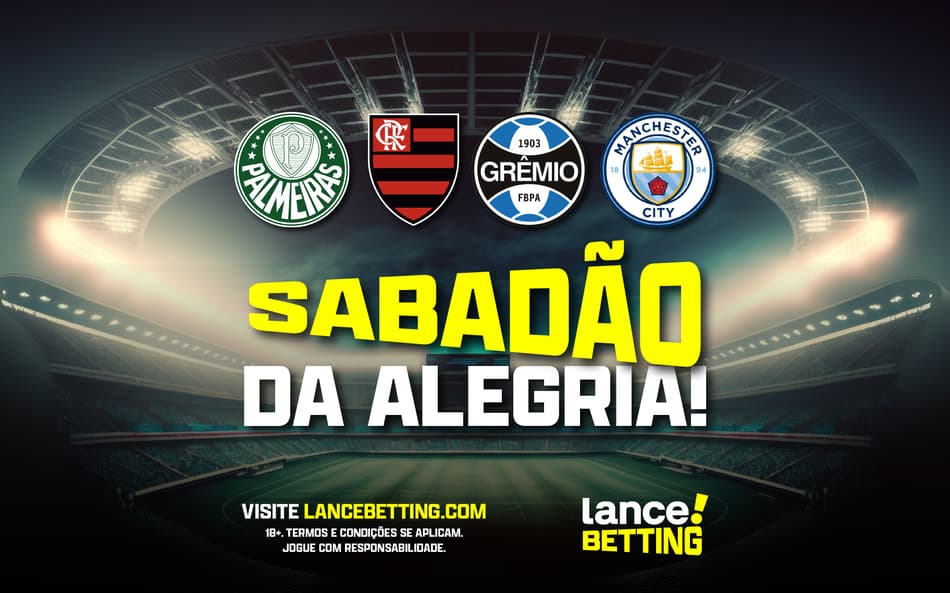 Alegria! Aposte R$100 e fature mais de R$400 com Flamengo, Palmeiras, Grêmio, Bayern e City!
