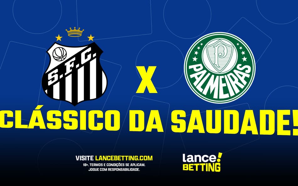 Com apenas R$50, você fatura R$170 se Santos x Palmeiras empatarem na decisão do Paulistão