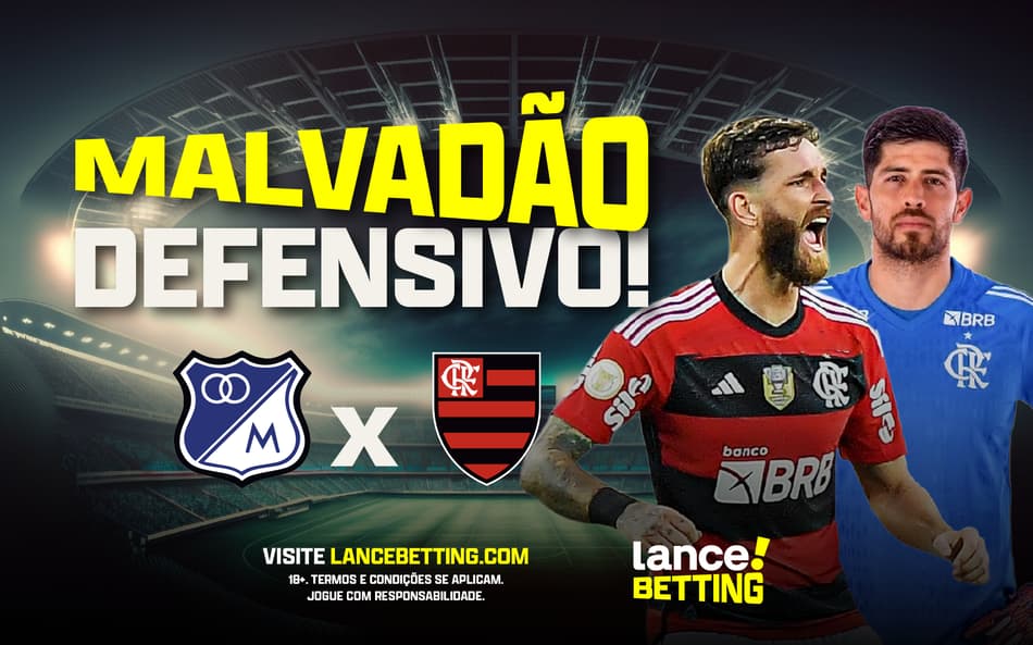 Apostando apenas R$50, você pode faturar mais de R$115 se o Flamengo não levar gol do Millionarios