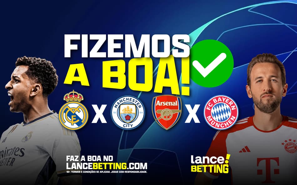 Te deixamos na boa! A tarde de Champions rendeu aquele troco pro churrasco!