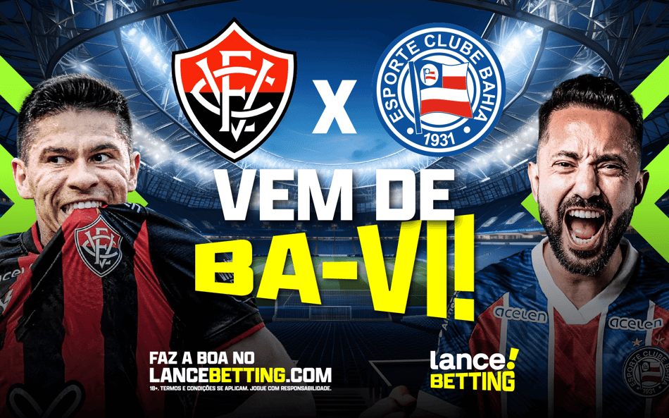BA-VI! Jogue R$100 e ganhe R$312 se o confronto baiano terminar empatado