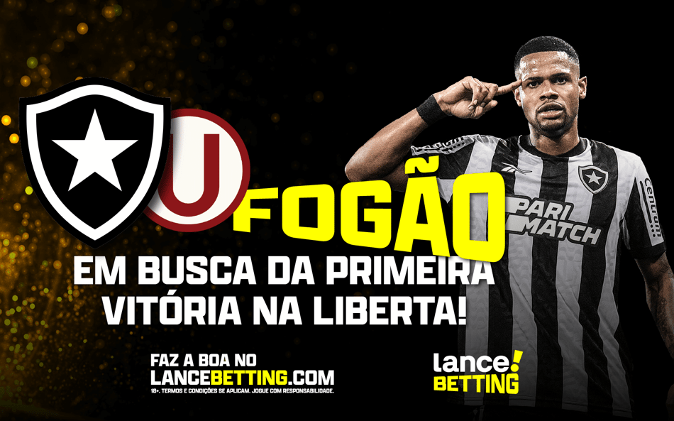 Glorioso! Coloque R$50 e fature R$510 se o Botafogo bater o Universitario-PER por 3 a 1