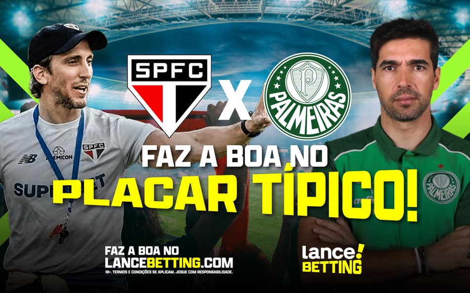 Placar exato! Coloque R$100 e fature R$470 no placar que mais se repetiu em São Paulo x Palmeiras