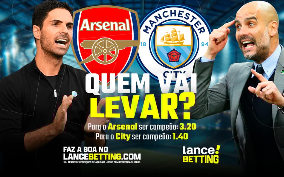 Arsenal ou City? Lucre com o vencedor da Premier League 23/24!