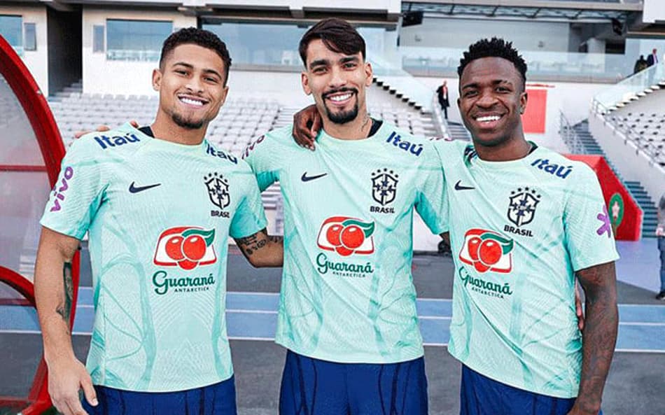 Crias do Flamengo na Seleção Brasileira (Foto: CBF)