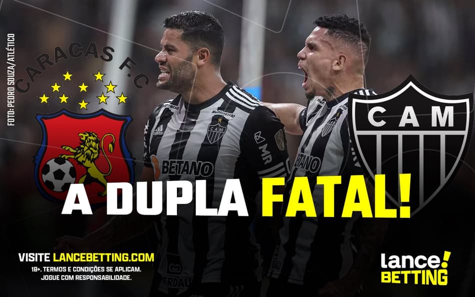 Bola na rede! Aposte R$50 e ganhe R$160 se Caracas x Atlético-MG tiver quatro gols ou mais!