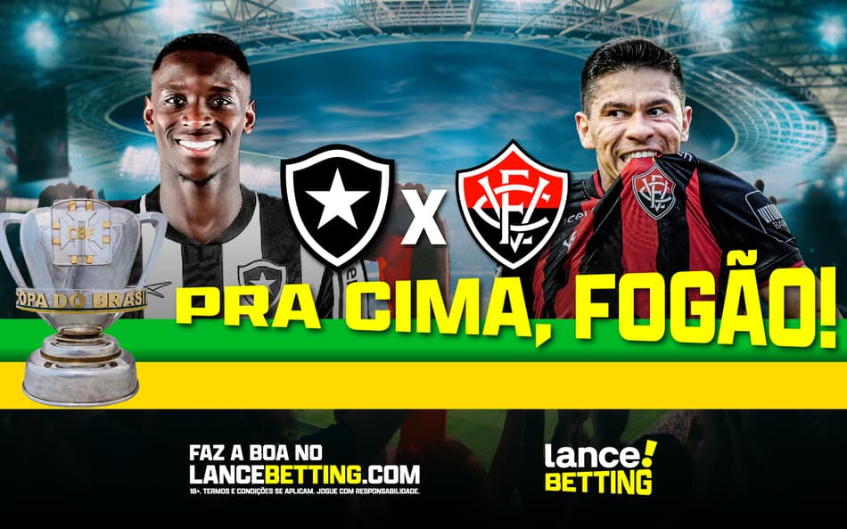 Com R$50, você leva R$181 se o Botafogo x Vitória terminar empatado