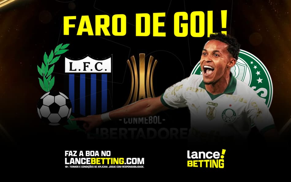 Faro de gol! Aposte R$100 e fature R$387 se Lázaro marcar em Liverpool-URU x Palmeiras pela Libertadores