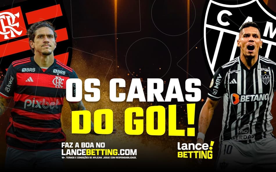 Responsáveis pelo gol! Com R$100, você fatura R$579 se Pedro e Paulinho marcarem na Libertadores