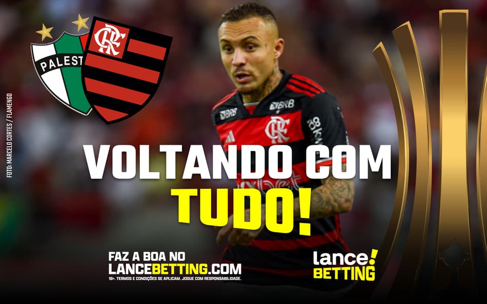 É o Cebola! Com R$100, você leva R$400 se Everton balançar as redes para o Flamengo!
