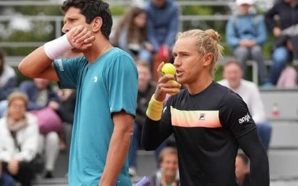 Rafael Matos/Melo e Zormann/Orlando perdem nos detalhes para favoritos em Roland Garros