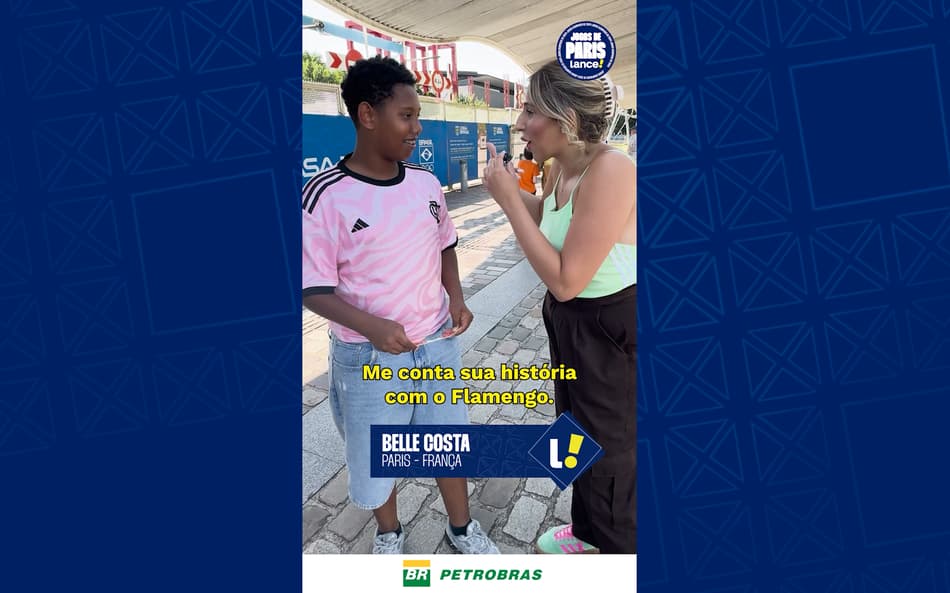 Monsieur Resenha: Belle Costa encontra ‘torcedor’ do Flamengo em Paris