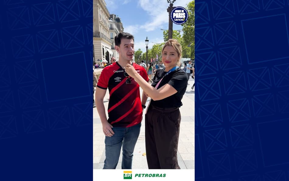Monsieur Resenha: torcedor monta o atleta perfeito nas Olimpíadas