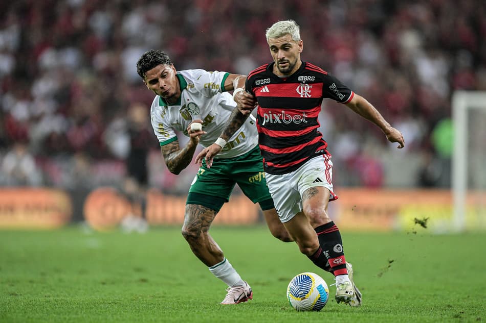 Palmeiras x Flamengo Foto: Thiago Ribeiro/AGIF