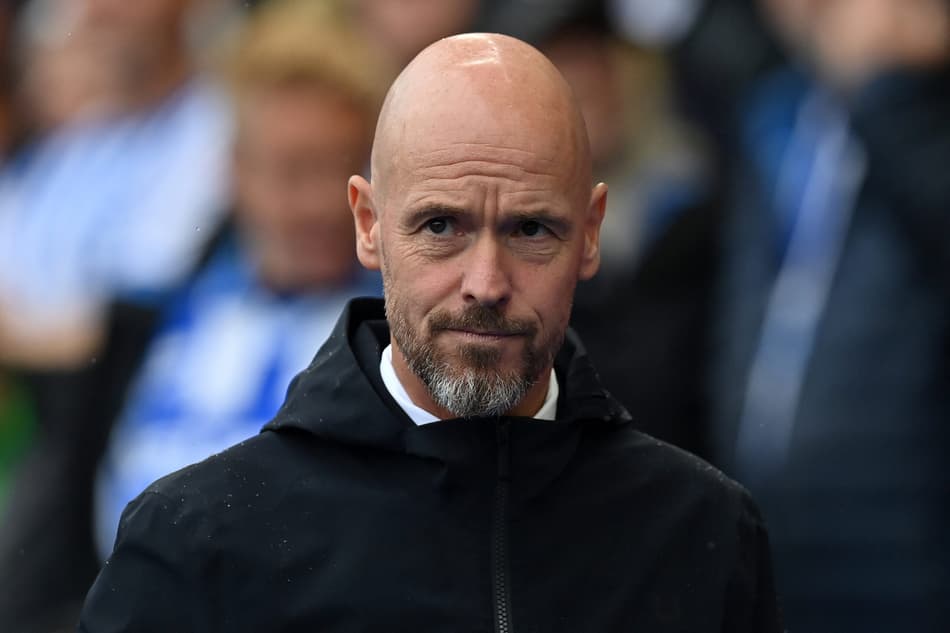 Erik ten Hag na época de Manchester United (Foto: Glyn KIRK / AFP)