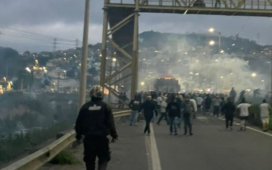 Polícia apura se briga entre torcedores do Palmeiras e Cruzeiro foi ‘revide’