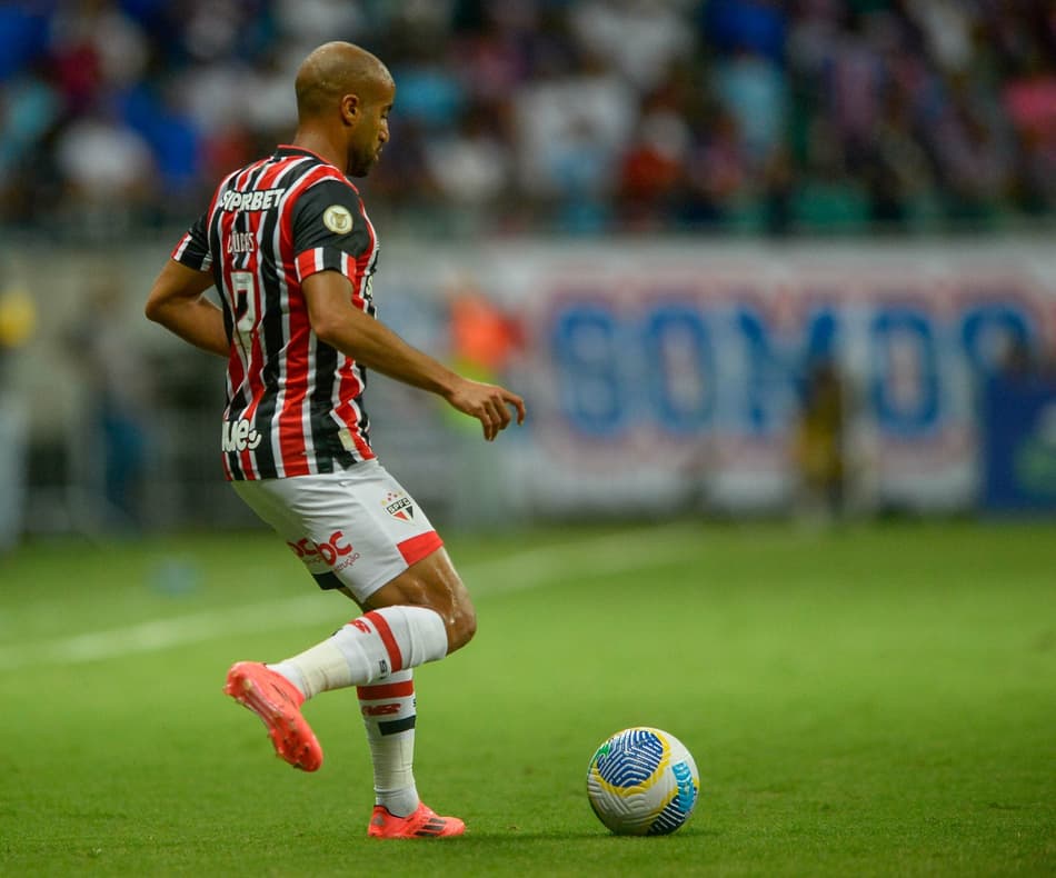 Lucas Moura, meia-atacante do São Paulo