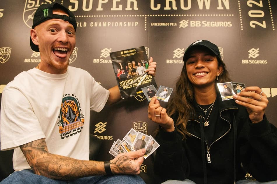 Rayssa Leal e Giovanni Vianna no SLS Super Crown 2024