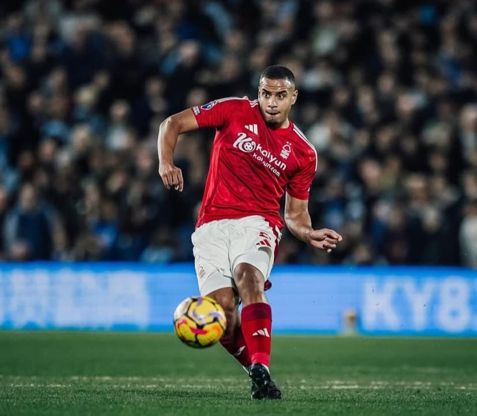 Murillo, zagueiro ex-Corinthians, é destaque do Nottingham Forest na Premier League (Foto: Reprodução)