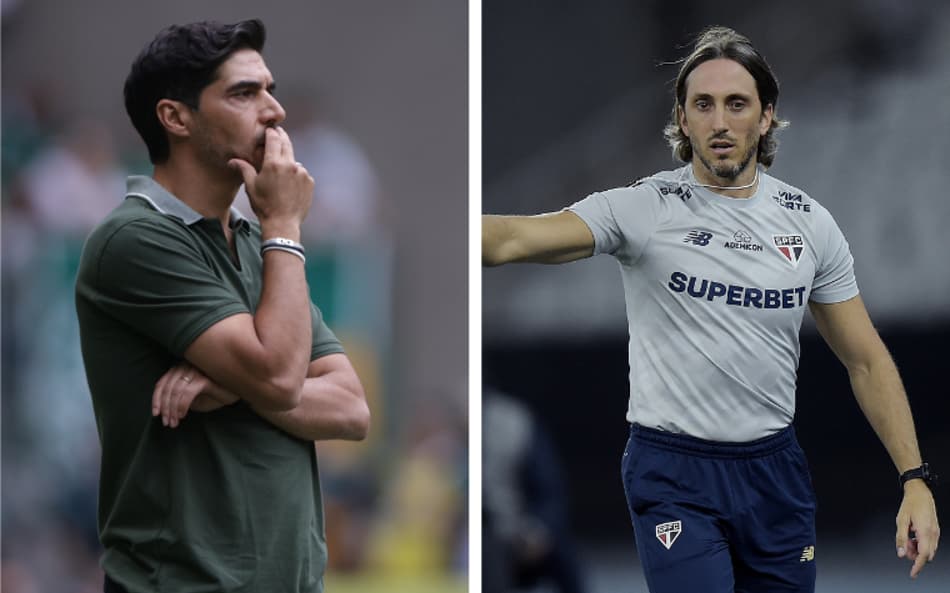 Zubeldía ou Abel Ferreira: quem recebeu mais cartões amarelos?