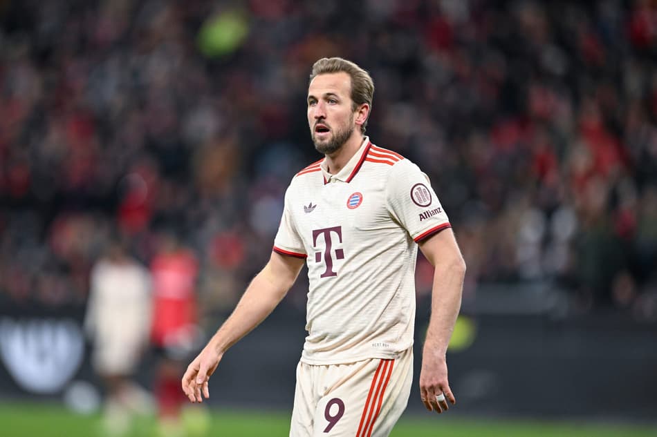 15.02.2025, Fussball, Bundesliga, 22.Spieltag Saison 2024/2025, Bayer 04 Leverkusen – FC Bayern Munchen, Harry Kane (FC Bayern Munchen), Foto: Teresa Kroeger/RHR-FOTO Credit: dpa picture alliance/Alamy Live News Credit: dpa picture alliance/Alamy Live News