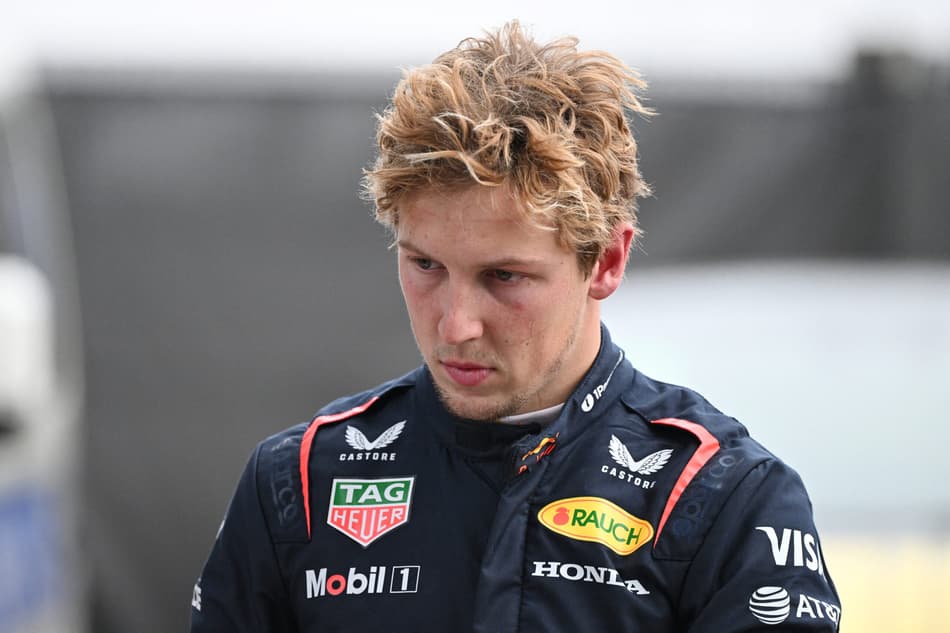Liam Lawson, na Red Bull, após o GP da China na F1 2025 (Foto: GREG BAKER / AFP)