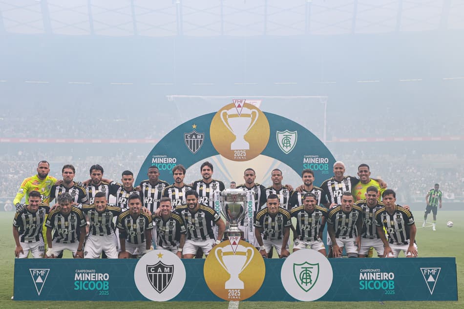 Atlético-MG campeão mineiro de 2025 (Foto: Gilson Lobo/AGIF)