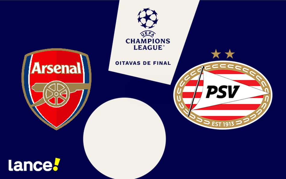 Arsenal x PSV: onde assistir, horário e prováveis escalações do jogo pela Champions League