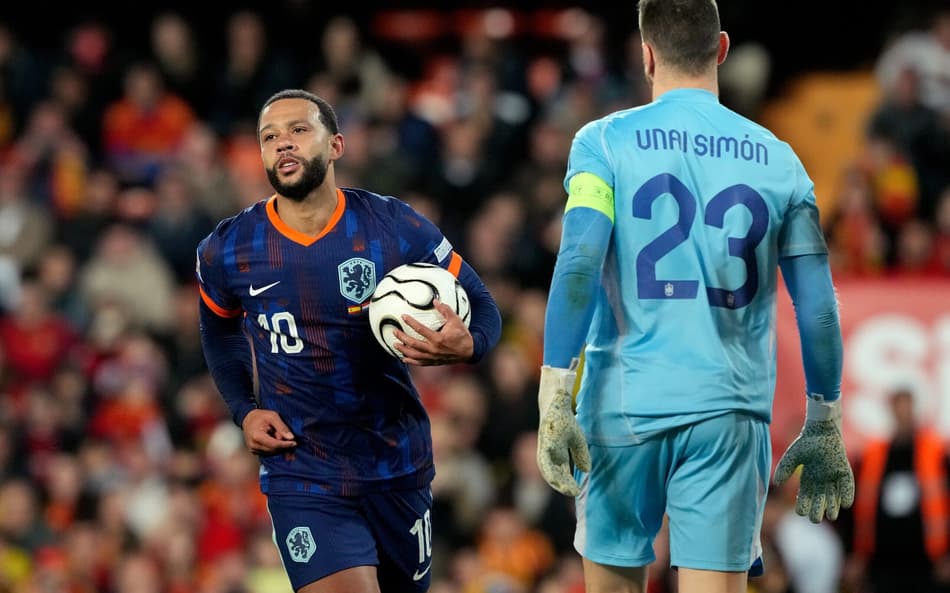 Mesmo com gol de Memphis, Holanda é eliminada pela Espanha na Liga das Nações