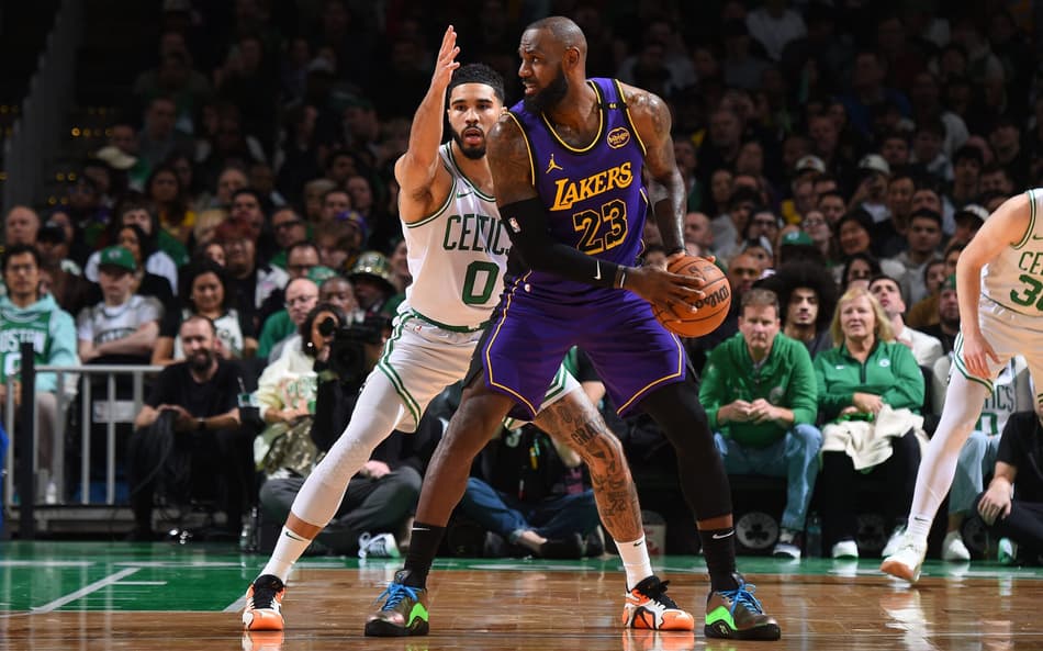 Com lesão de LeBron, Celtics x Lakers registra recorde de audiência na NBA